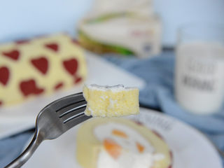 37、形彩绘芒果蛋糕卷,展示图。