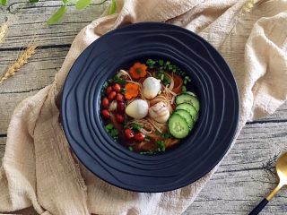 23、鹌鹑蛋空心面,成品图