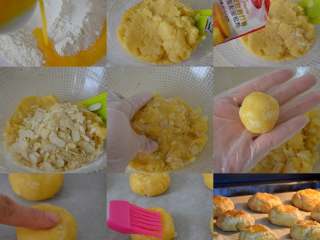 20、杏仁酥,一目了然的步骤图。