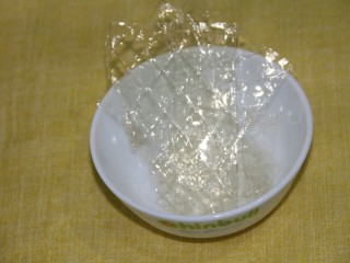 4、橘子果冻,吉利丁片，一片