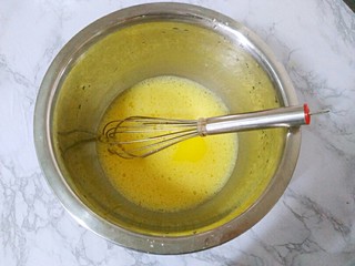 7、戚风蛋糕（八寸）, 拌匀后如图