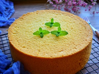 17、戚风蛋糕（八寸）,成品图