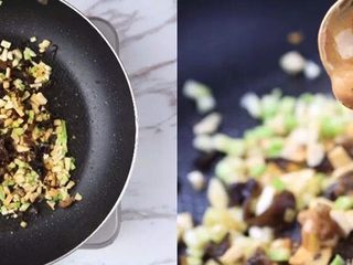 7、天上掉馅饼了，开不开心！？；）,炒至八分熟开始调味，加入适量盐、生抽、胡椒粉、腰果酱，翻炒均匀出锅备用