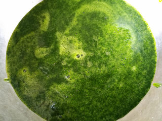 2、菠菜蜂蜜小薄饼,取200克菠菜汁