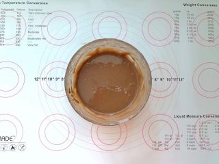 4、可可奶油夹心蛋糕,4、搅拌均匀。