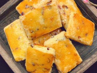 14、蔓越莓奶酥,出炉待凉即可食用