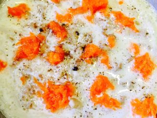 11、萝卜糕,加入少量胡萝卜末(增色用,可不要)