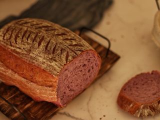 21、紫薯欧包,成品