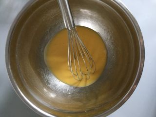 6、猫爪蛋糕,搅拌均匀