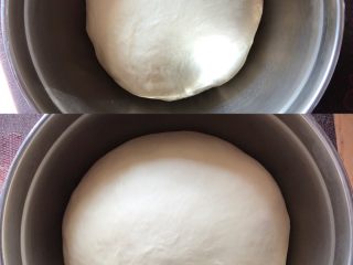 2、北海道款椰蓉吐司,发酵至2-2.5倍大小