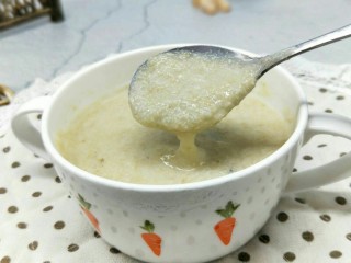 11、助力燕麦豆浆＋营养早餐,特别粘稠。