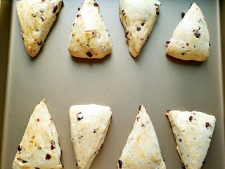 11、蔓越莓司康,表面抹蛋液