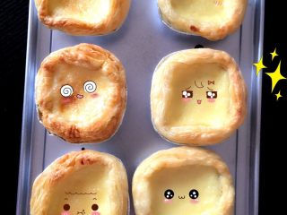 6、蛋挞,烤好了，非常香哦