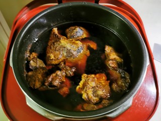 7、手撕牛肉干,按下牛肉键  制作完成