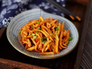 13、炒杏鲍菇,成品图