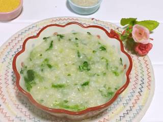 7、翡翠鳕鱼粥宝宝辅食,简单美味，快来试试