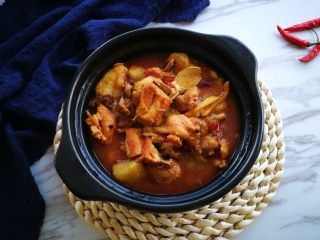 12、#感恩节食谱#麻辣豆瓣红薯鸡块,红薯麻辣鸡,没有土豆的,意外惊喜!