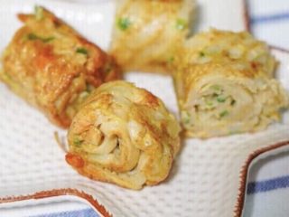 21、三文鱼厚蛋烧,完成✅