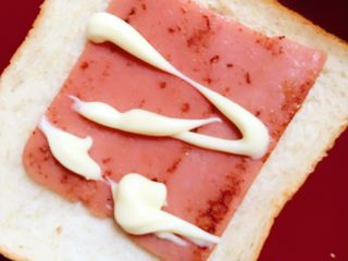 5、简易三明治,可以添加一点沙拉酱