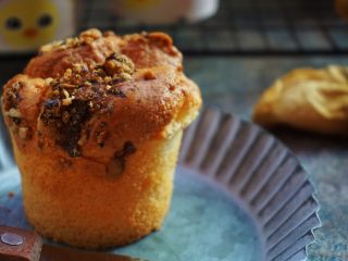 13、核桃杯子蛋糕,近看