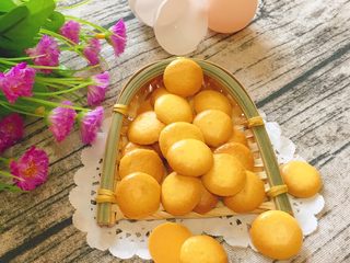 14、百变鸡蛋+蛋黄溶豆,成品图。