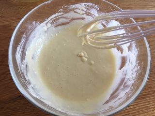 7、早餐+无泡打粉版松饼,混合好的面糊