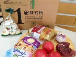 1、肉酱焗意大利面,全家福~感谢鲜农乐提供的食材哈~