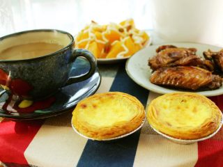 6、懒懒的下午茶（奶茶蛋挞可乐鸡翅水果沙拉）,好好享受吧