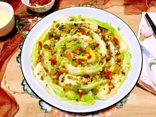 18、简单方便又美味➕蒜蓉粉丝娃娃菜,成品