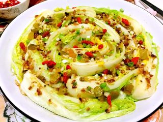 20、简单方便又美味➕蒜蓉粉丝娃娃菜,成品