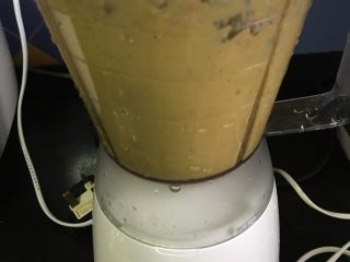 5、蔬果糊-9,放250ml的溫水打糊約2分鐘