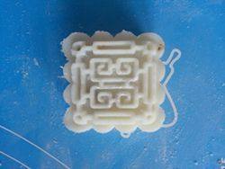 13、枣泥山药糕,压出造型即可