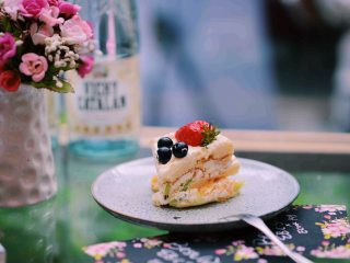 19、#春日烘焙教室#裸蛋糕,展示；