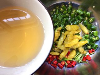 20、柠檬泡椒凤爪,所有的料放盆中，加入醋