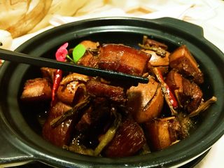 49、大口吃肉系列➕干豆角鸡蛋红烧肉,香气扑鼻，太诱惑了，哈哈，阿晨要大快朵颐了，喜欢的宝宝们也快动手试试吧????