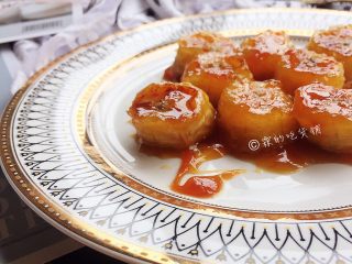 15、焦糖肉桂香蕉,完成。