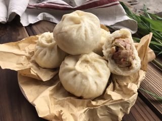 17、笋干肉包,成品