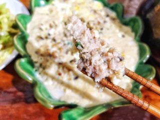 16、杭帮菜系列之香菇肉糜炖蛋,蒸好了，真心好吃