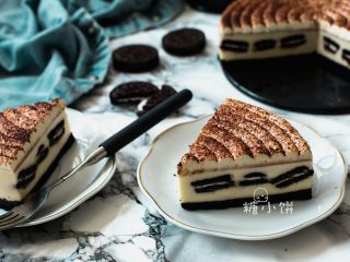 10、【奥利奥冻芝士蛋糕】,成品~