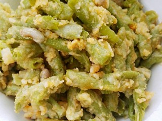 19、传统美食：蒸豆角,成品！