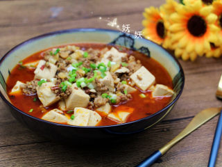 12、肉沫烧豆腐,成品