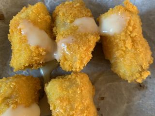 13、香甜软糯不一样的香蕉,炸好出锅