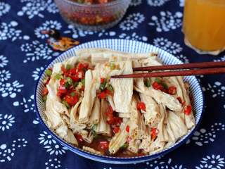 16、凉拌腐竹,家乡菜,欢迎你来尝一尝