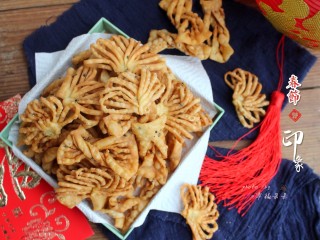 20、年味～花式炸麻叶,炸了一大盘的麻叶
