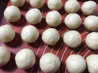 11、金沙奶黄馅老婆饼,全部做好,做的过程中一定要盖保鲜膜,防止干皮。