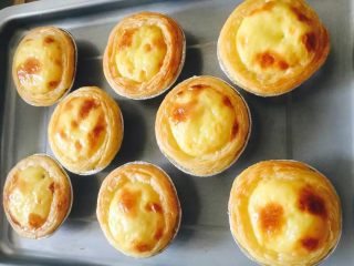 8、蔓越莓蛋挞,完成