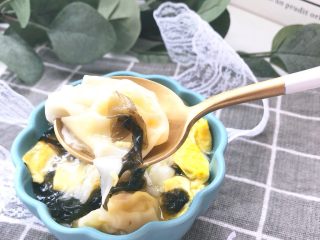 10、蛋皮馄饨汤,成品图