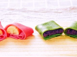 15、果蔬班戟, 饼皮糯糯的，而且颜色很讨喜。