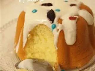 13、酸奶戚风蛋糕, 成品图!模具来自阳晨花型模,脱模无压力!