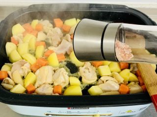 10、美式鸡肉派,加入适量的盐